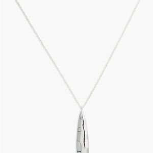 Gorjana Silver Teardrop Necklace